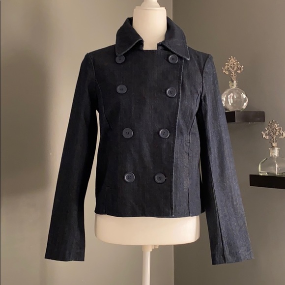 NEW YORK & CO. - SM - DARK DENIM JACKET - Picture 2 of 4